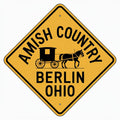 Amish Country - Berlin, OH Yellow Diamond T-shirt