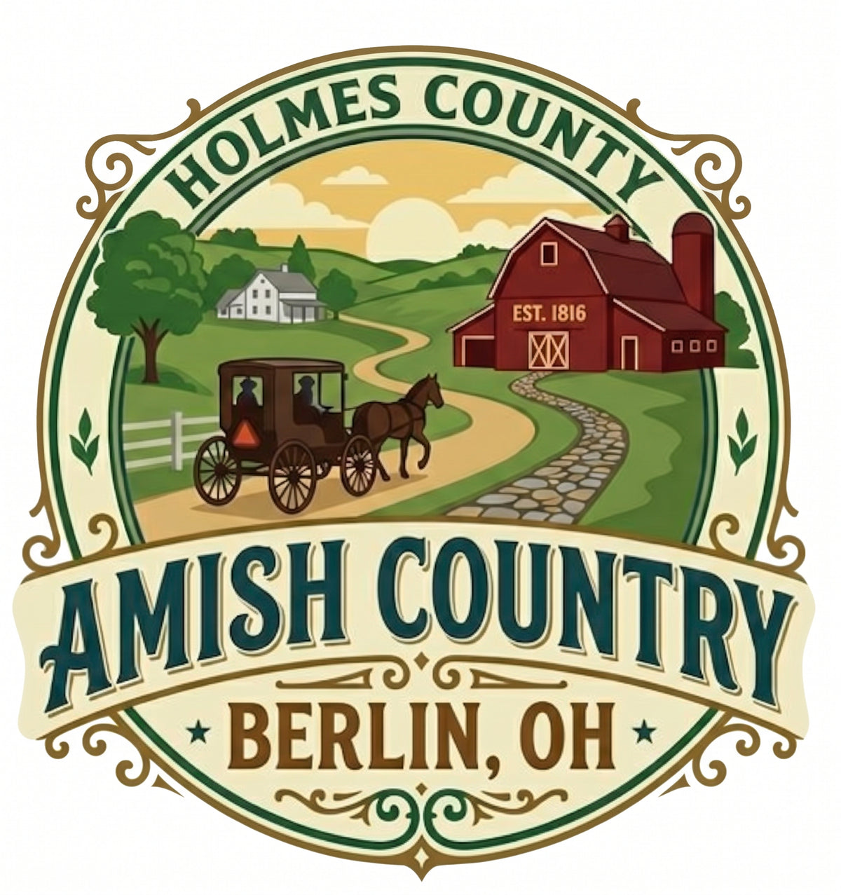 Holmes County Crest T-shirt