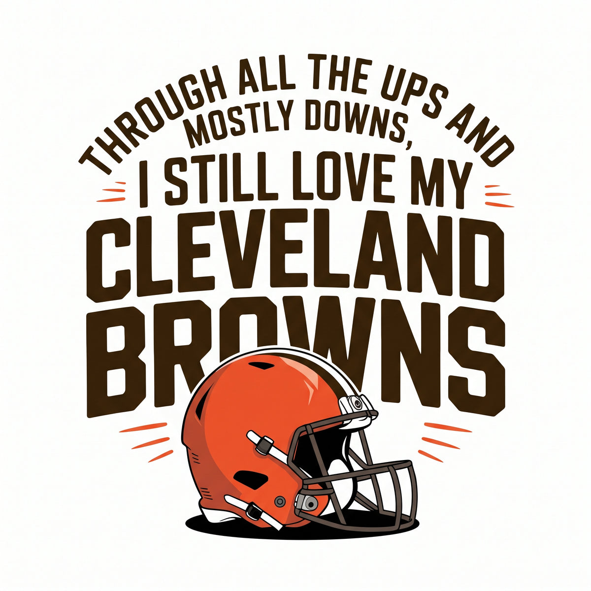 Ups & Downs Browns T-shirt