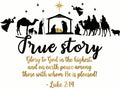 True Story Christmas (Luke 2:14) T-shirt